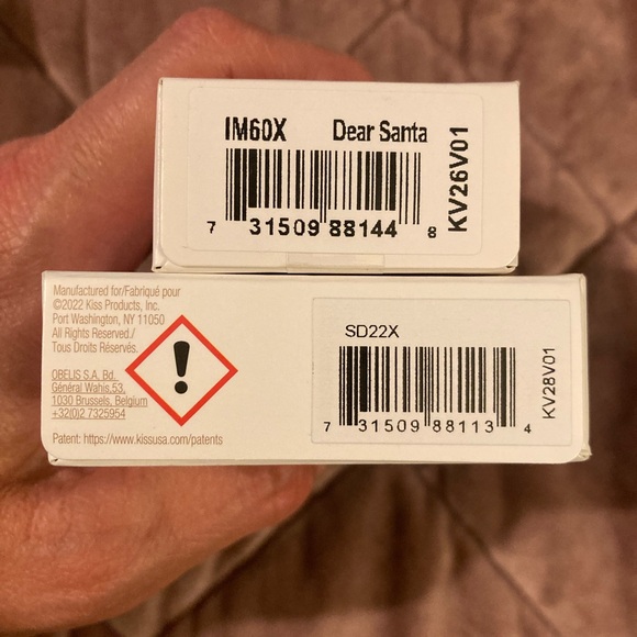 SO CUTE!! Kiss Holiday press on nail Bundle of TWO SETS!! NIB - Picture 5 of 5